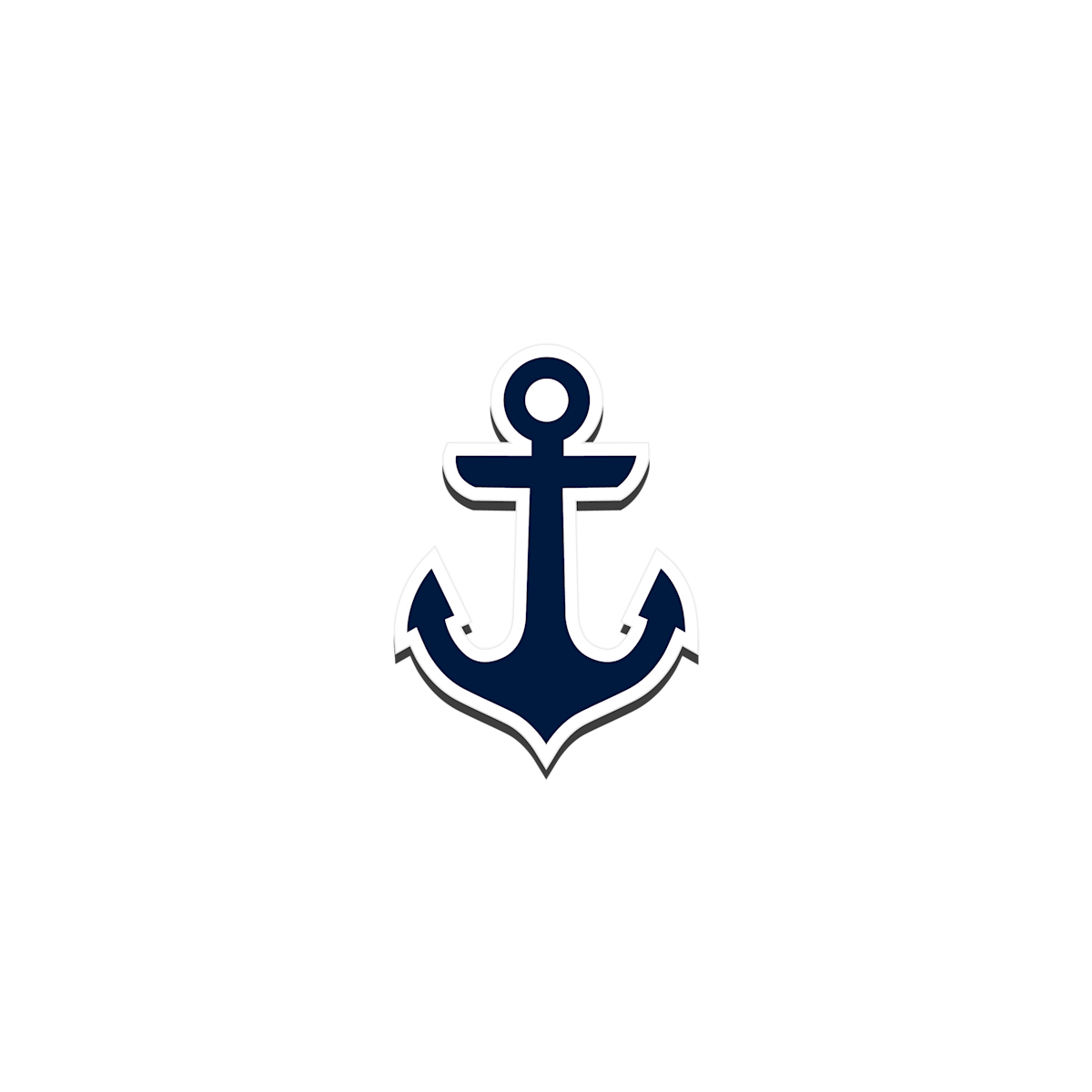 Bogg Bit - Navy Anchor View