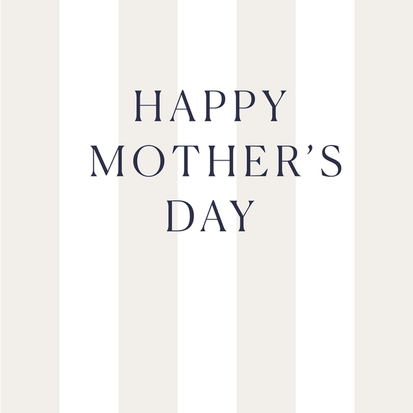 Mother's Day Stripes Greeting Card View