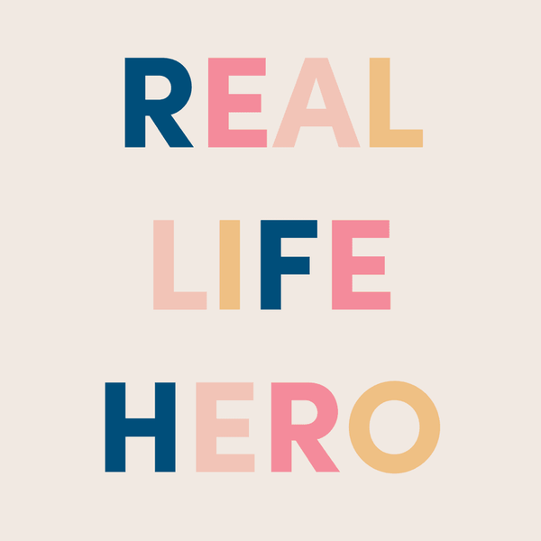 Real Life Hero Greeting Card View