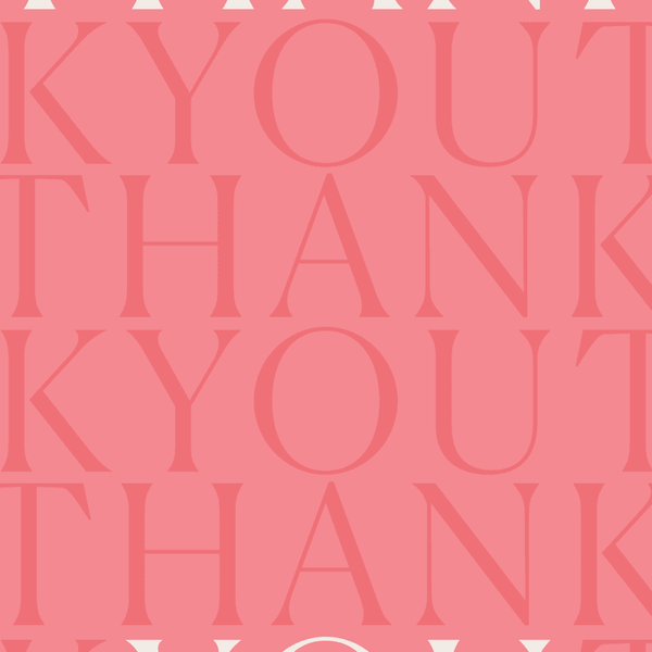 Bogg Thank You Greeting Card View