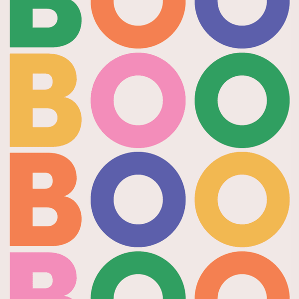 Boo Greeting Card View