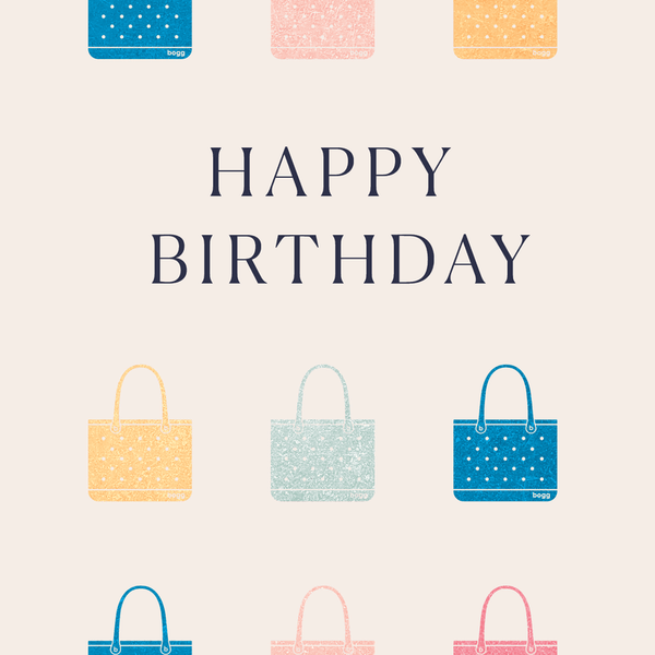 Happy Birthday Totes Greeting Card View