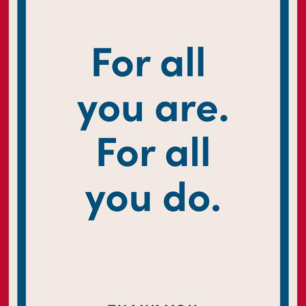Thank You For All You Do Greeting Card View