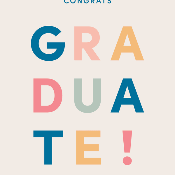 Graduation Graduate Greeting Card View