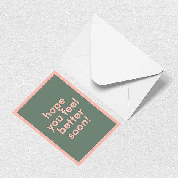 Feel Better Soon Greeting Card View
