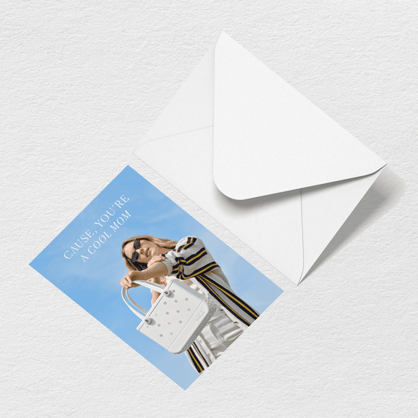 Cool Mom Greeting Card View