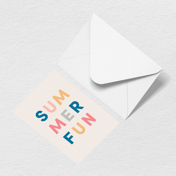 Summer Fun Greeting Card View