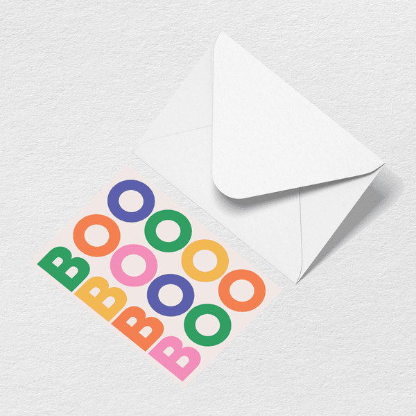 Boo Greeting Card View