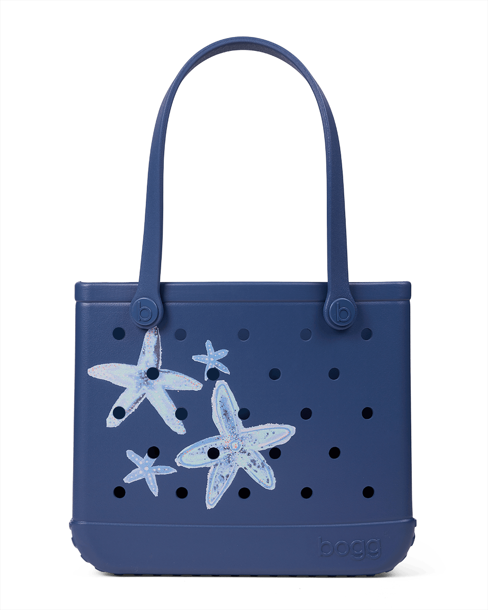 Baby Bogg Bag - Dark Blue Multi Starfish View 
