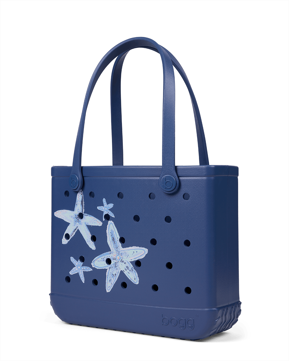 Baby Bogg Bag - Dark Blue Multi Starfish View 
