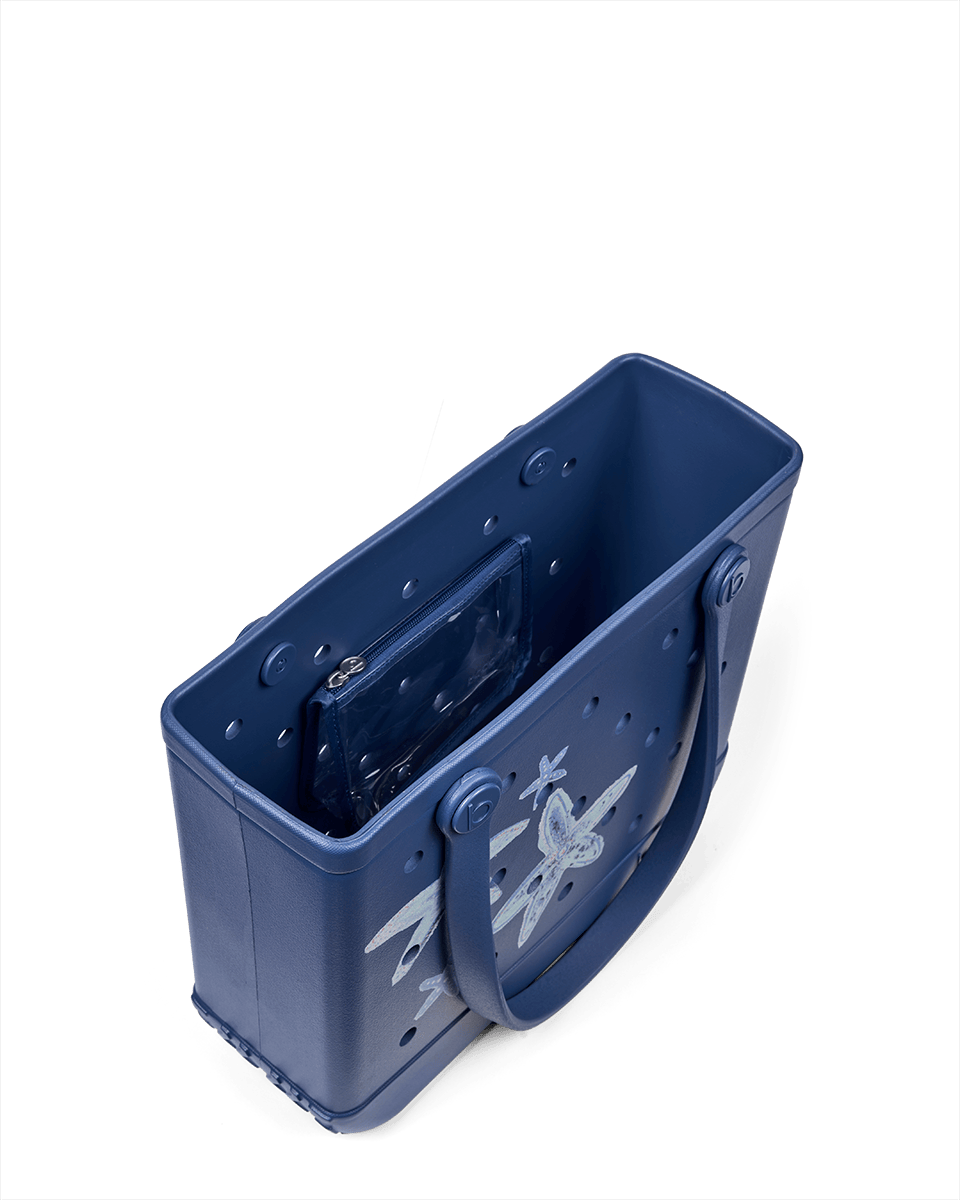 Baby Bogg Bag - Dark Blue Multi Starfish View 
