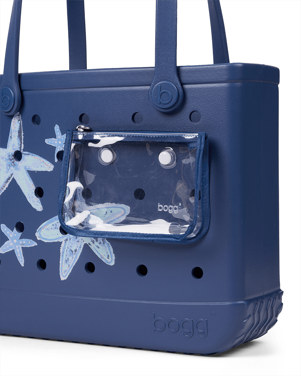 Baby Bogg Bag - Dark Blue Multi Starfish View 
