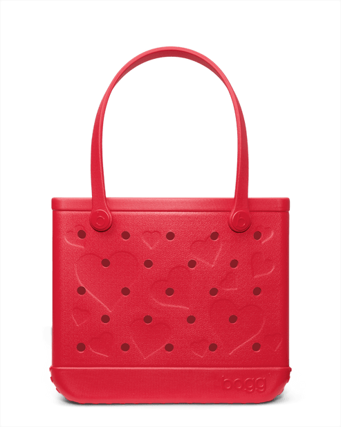 Medium Bogg® Bag - Conversation Hearts BRIGHT RED. 01
