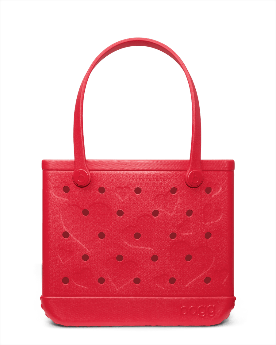 Medium Bogg® Bag - Conversation Hearts BRIGHT RED. 01
