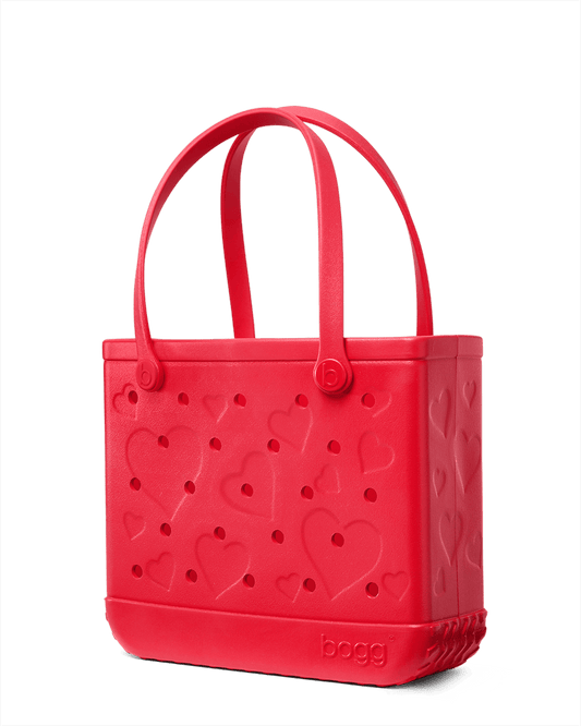 Medium Bogg Bag - Conversation Hearts Bright Red View 2