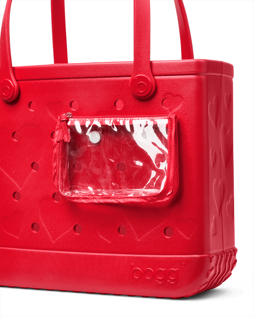 Baby Bogg® Bag - Conversation Hearts BRIGHT RED