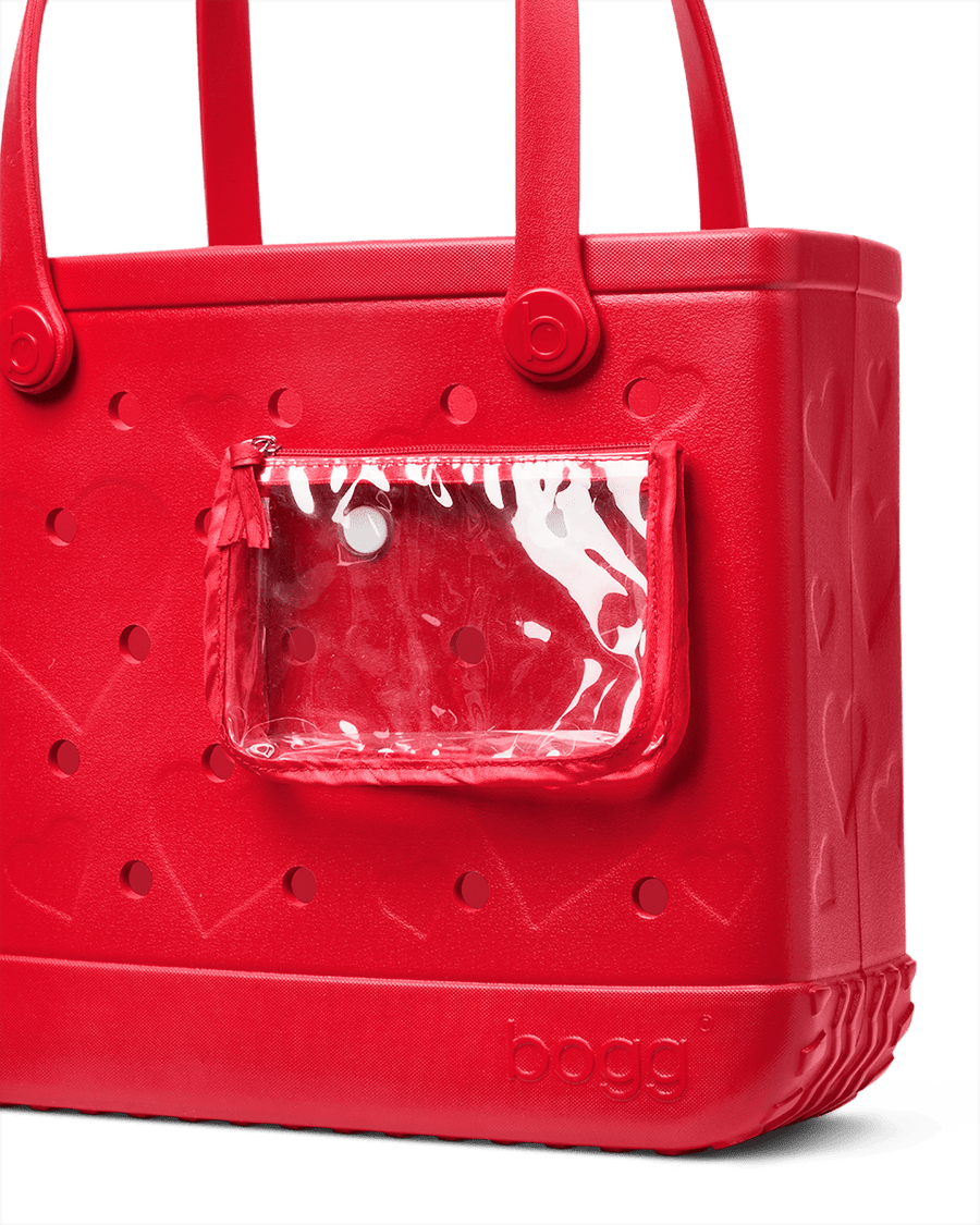 Medium Bogg® Bag - Conversation Hearts BRIGHT RED. 05
