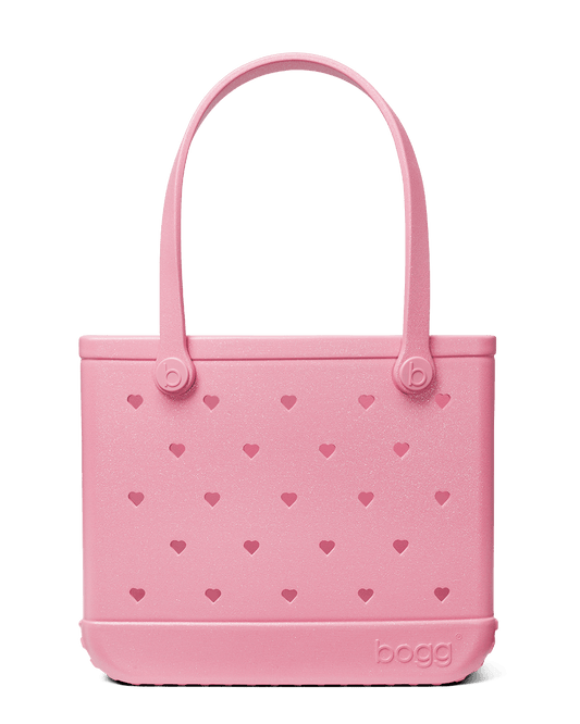 Medium Bogg Bag - Heart Shimmer Bubblegum. 01