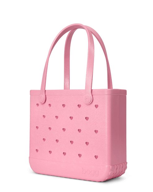 Medium Bogg® Bag - Heart Shimmer BUBBLEGUM. 02
