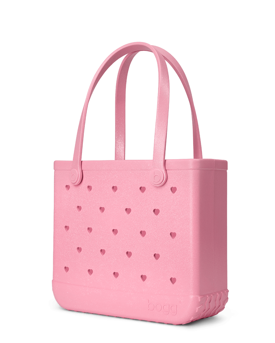 Medium Bogg® Bag - Heart Shimmer BUBBLEGUM. 02
