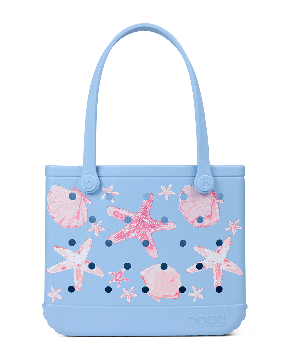 Baby Bogg Bag - Carolina Blue Shells and Starfish View 
