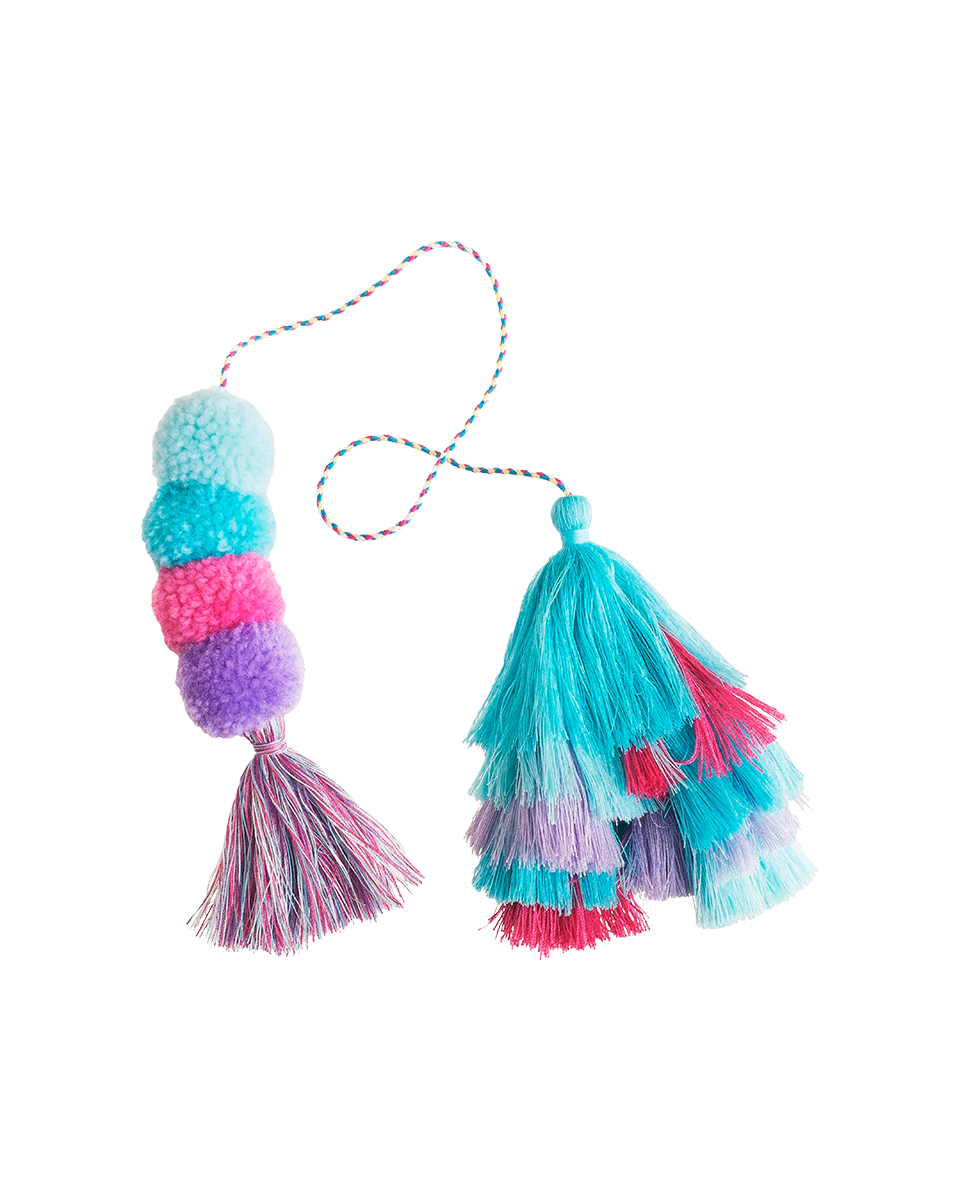 Bogg® Bag Bauble - Cotton Candy Double Tassel