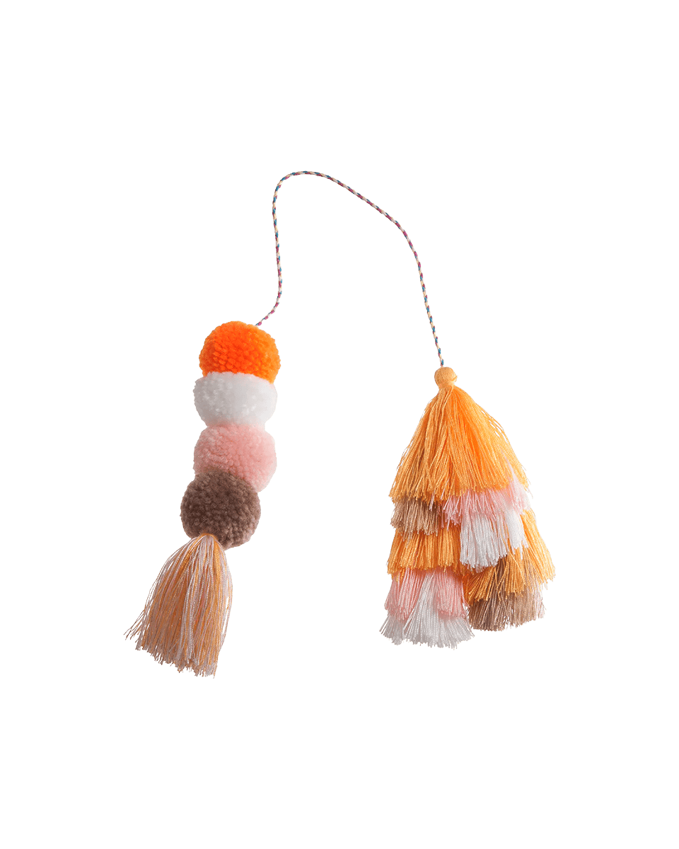 Bogg® Bag Bauble - Creamsicle Double Tassel