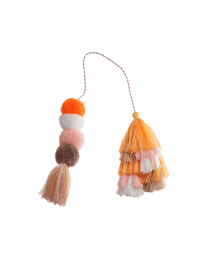 Bogg® Bag Bauble - Creamsicle Double Tassel