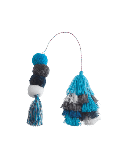 Bogg® Bag Bauble - Ocean Double Tassel