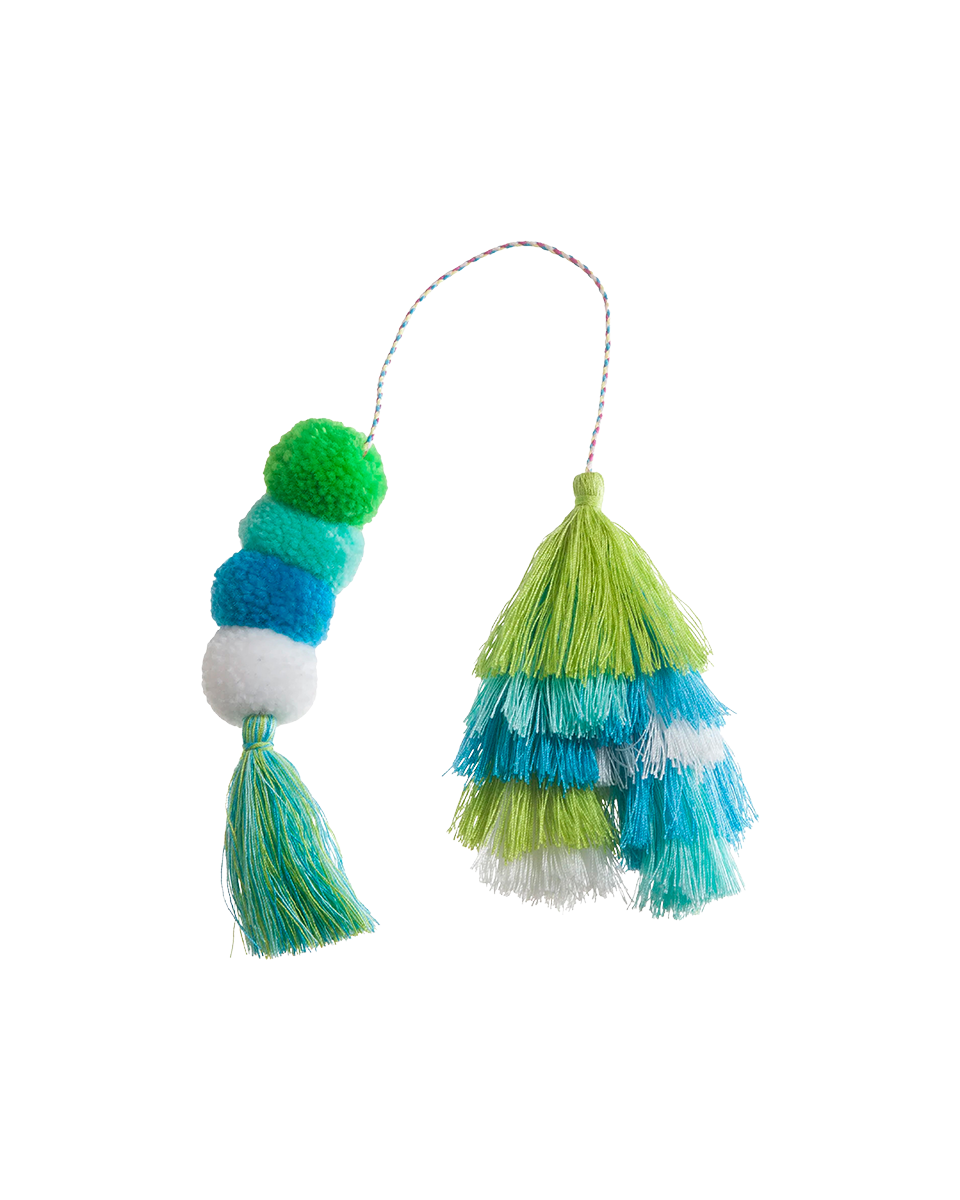 Bogg® Bag Bauble - Seaweed Double Tassel