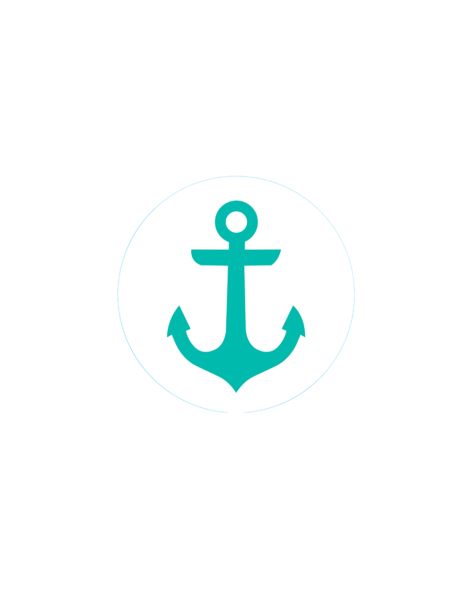 Bogg® Bit  - Turquoise Anchor