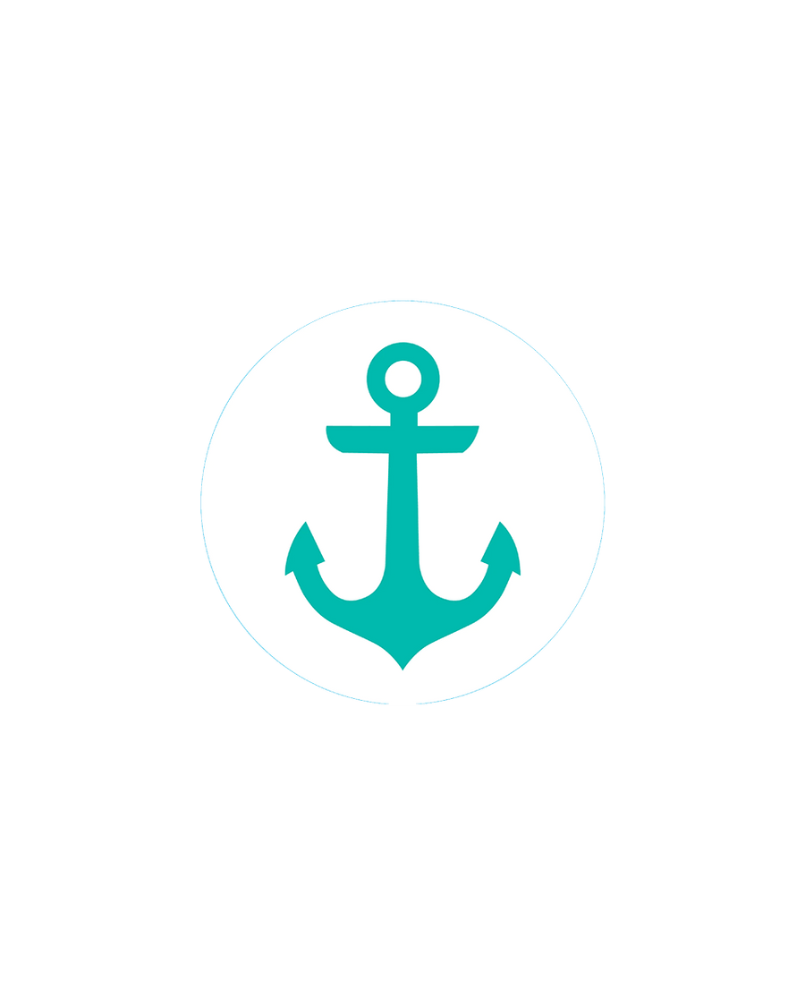 Bogg® Bit  - Turquoise Anchor. 01
