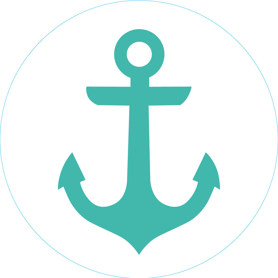 Bogg® Bit  - Turquoise Anchor. 01
