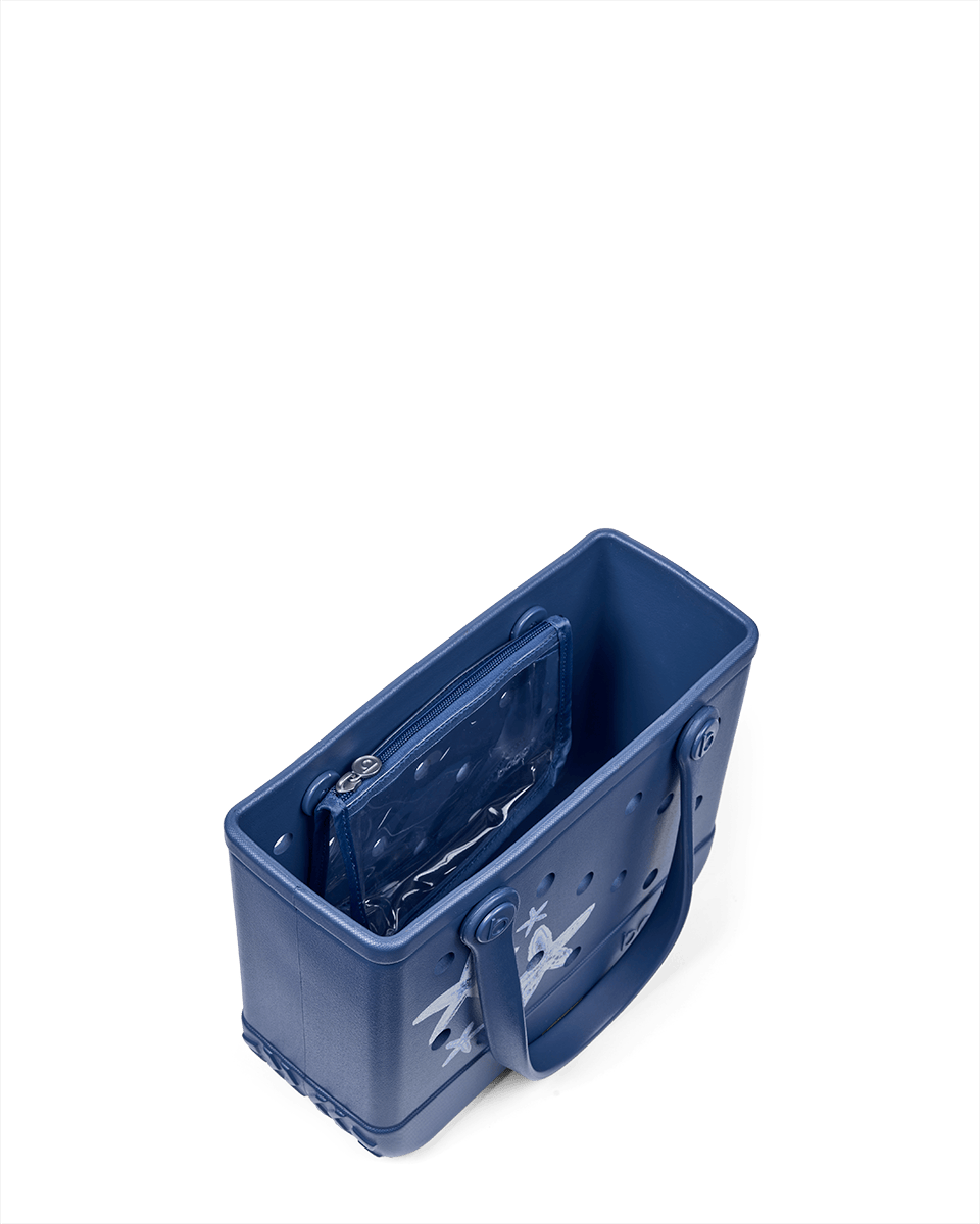 Bitty Bogg Bag - Dark Blue Multi Starfish View 
