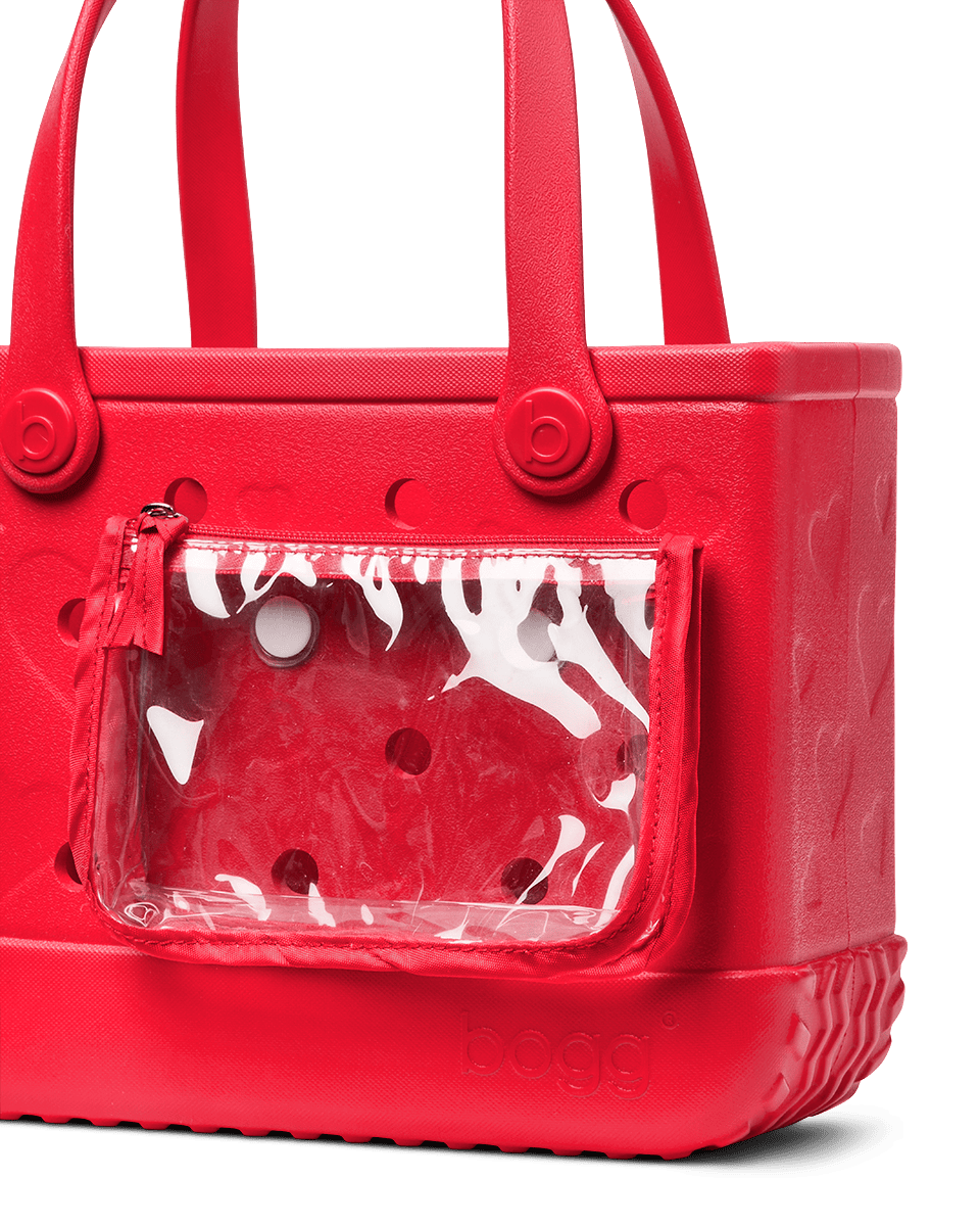 Bitty Bogg® Bag - Conversation Hearts BRIGHT RED