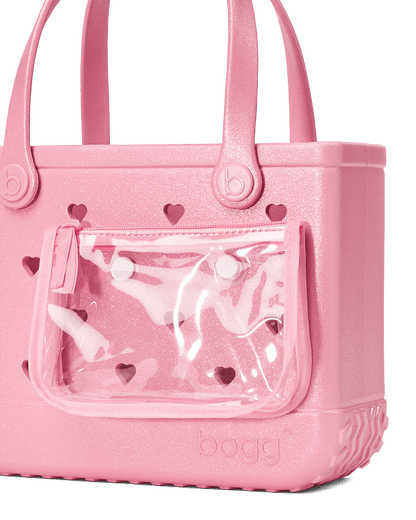 Bitty Bogg® Bag - Heart Shimmer BUBBLEGUM