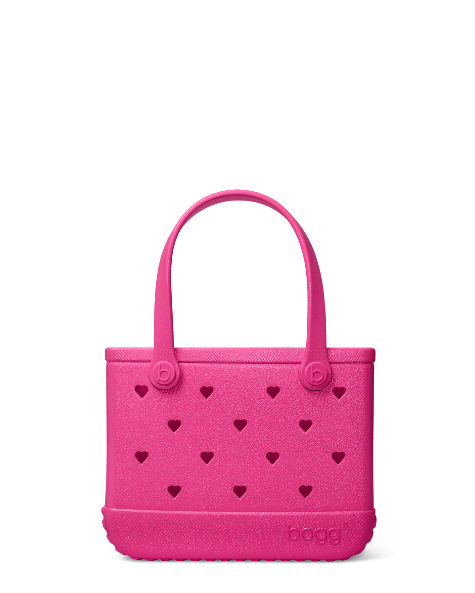 Bitty Bogg® Bag - Heart Shimmer haute PINK