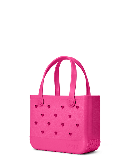 Bitty Bogg® Bag - Heart Shimmer haute PINK