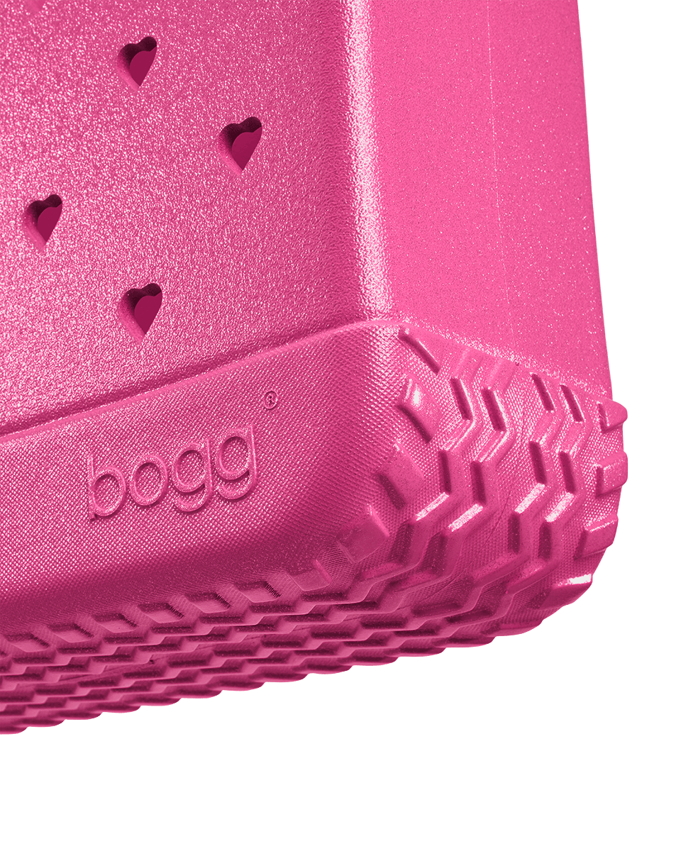 Bitty Bogg® Bag - Heart Shimmer haute PINK