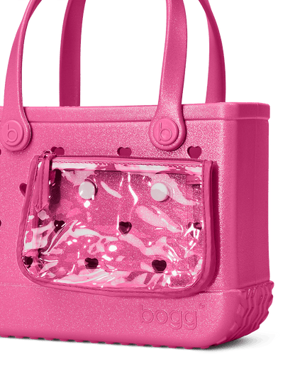 Bitty Bogg® Bag - Heart Shimmer haute PINK