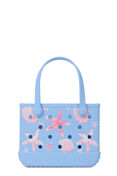 Bitty Bogg Bag - Carolina Blue Shells and Starfish View 1
