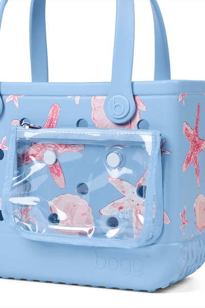 Bitty Bogg Bag - Carolina Blue Shells and Starfish View 5
