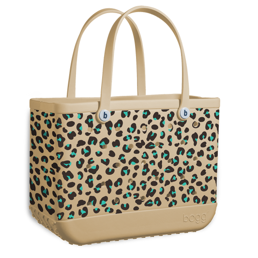 Large/Extra Large Bogg® Bag - TURQUOISE Leopard. 01