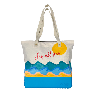 Bogg® Printed Canvas Tote - Slay All Day