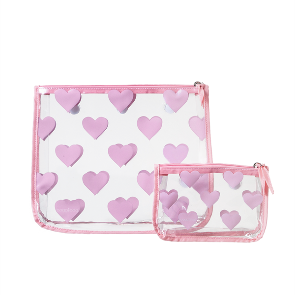 Bogg Bag Decorative Insert - Pink Hearts View 1
