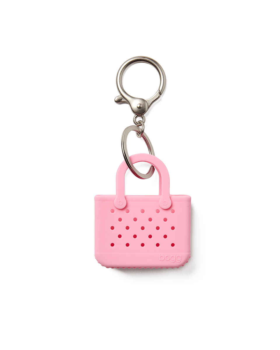 Tiny Tote Keychain - Blowing Pink Bubbles