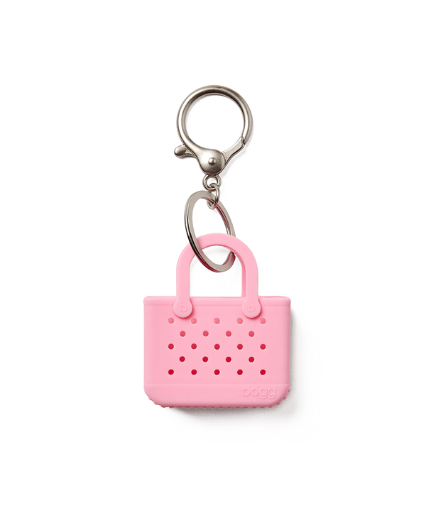 Tiny Tote Keychain - Blowing Pink Bubbles
