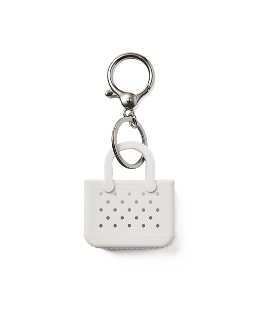 Tiny Tote Keychain - For Shore White. 01