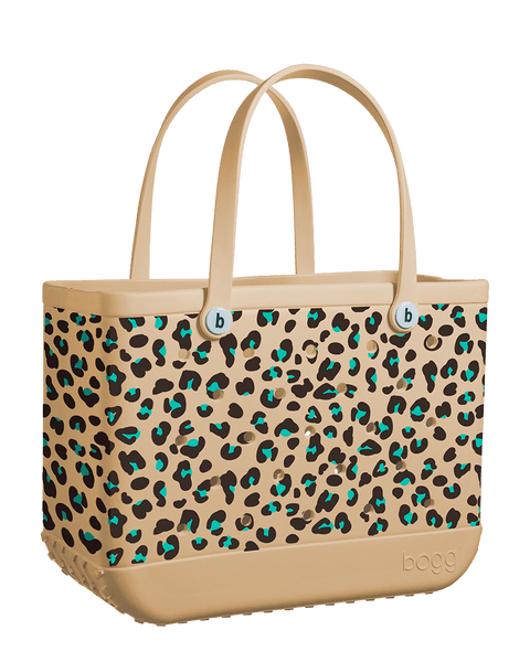 XL TURQUOISE LEOPARD deals BOGG BAG