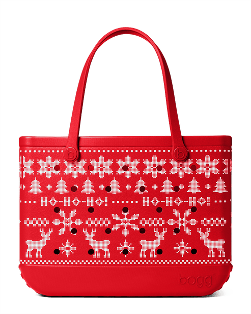 Large/Extra Large Bogg® Bag - Ugly Sweater - Red. 01
